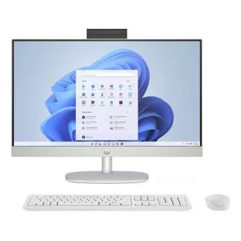 All-in-One HP 24-cr0061nf, AMD Ryzen 7 7730U, 16 GB RAM, 1 TB SSD, 23,8 inch Full HD IPS, Windows 11 Home, bílý (repasovaný)