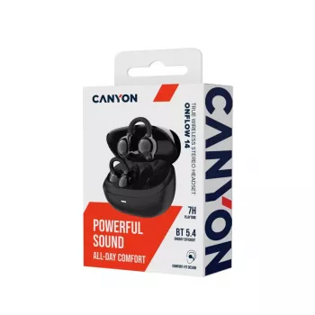 Náhlavní souprava CANYON OWS Ear Clips OnFlow 14 černá
