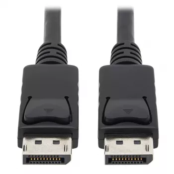 Tripp Lite Series DisplayPort kabel se zajišťovacími konektory, 4K 60 Hz (M/M), černý, 1,8 m