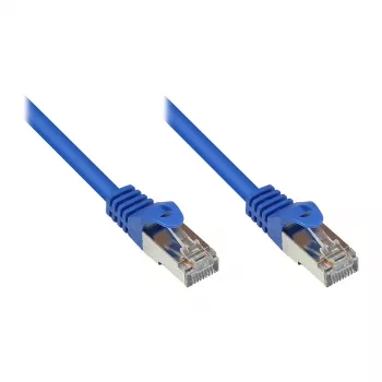 GoodConnections Alcasa RJ45-RJ45 Cat5e patch kabel 0,15 m zlatý