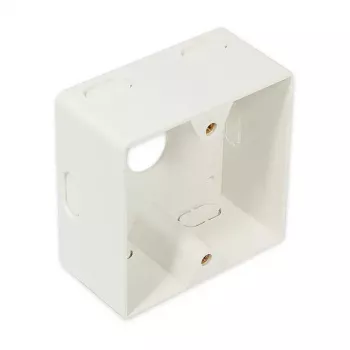 GoodConnections povrchová krabice 80x80x40 mm perleťově bílá RAL 1013 GC-N0029