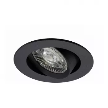 Synergy 21 Helios LED vestavné bodové světlo do stropu, kulaté, otočné, teplá bílá, černá