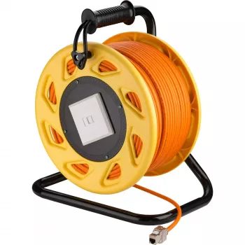 Goobay přenosný kabelový buben RJ45 Cat 7A S/FTP 90 m