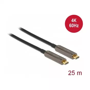 Delock aktivní optický USB-C video kabel 4K 60 Hz 25 m