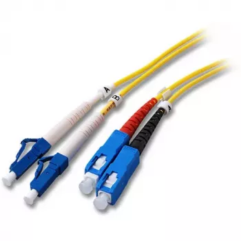 EFB Elektronik Duplex Jumper LC-SC 9/125µm OS2 LSZH žlutý 2,0mm 10m