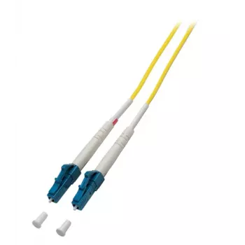 EFB-Elektronik ECOFIBER Simplex LC-LC jednovidový optický patch kabel, G.657.A2, 0,5 m, 2,0 mm, žlutý, 9/125 µm