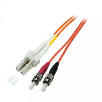 EFB-Elektronik ECOFIBER Duplex Jumper LC-ST 50/125µm OM2 LSZH oranžový 2,0mm 50m