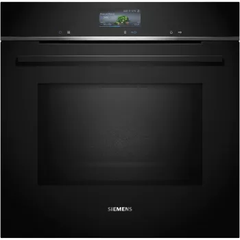 Vestavná trouba s mikrovlnnou troubou SIEMENS HM736GAB1 iQ700, černá, 60 cm, Home Connect