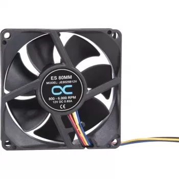 Ventilátor Alphacool ES 80mm 800-6000 RPM 80x80x25mm (černý, dvě kuličková ložiska, PWM, 80 mm)