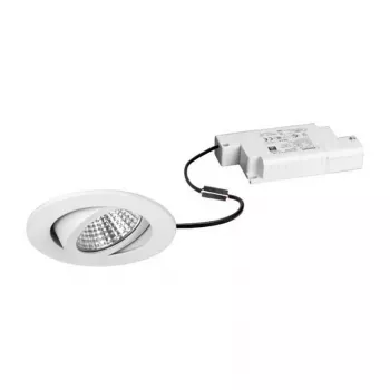 LED stropní bodové svítidlo Brumberg 39353073 DAMITA kulaté bílé 6W 230V IP65 otočné fázově stmívatelné 3000K teplá bílá