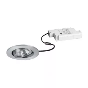 Sada LED vestavných bodových svítidel BRUMBERG DAMITA kulatá hliník 6W 230V IP65 otočná fázově stmívatelná 3000K