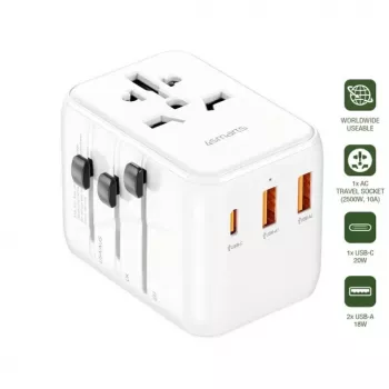 Cestovní adaptér 4SMARTS Nomad World 20W