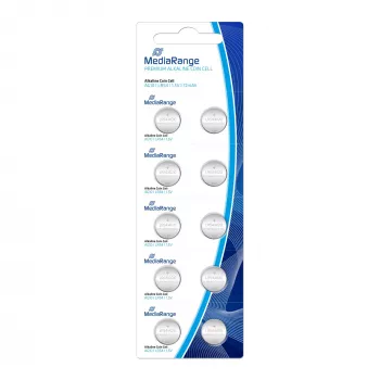 Alkalická knoflíková baterie MediaRange MRBAT112 LR54 1,5V 10 ks