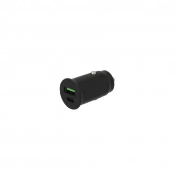 SEEK TOTI 30W Type-C + USB A autodobíječka, černá
