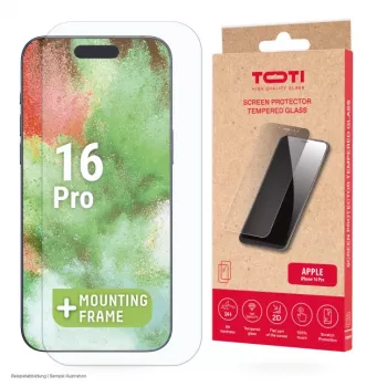 Ochranné sklo TOTI tvrzené sklo 2D Screen Protector Full Cover pro iPhone 16 Pro průhledné