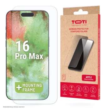 Ochranné sklo TOTI tvrzené sklo 2D Screen Protector Full Cover pro iPhone 16 Pro Max průhledné
