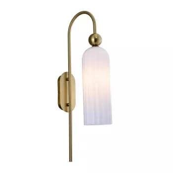 Nástěnné svítidlo Piega E14 LP-939/1W bílé – moderní minimalistické povrchové svítidlo