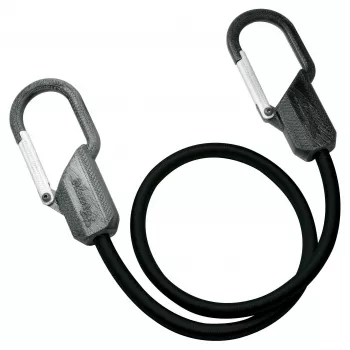 Master Lock 3205EURDAT pružná šňůra s háčky - 80 cm x 9 mm - černá - 1 kus
