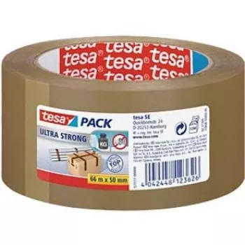 Balicí páska Tesa Ultra Strong 66 m x 50 mm hnědá PVC