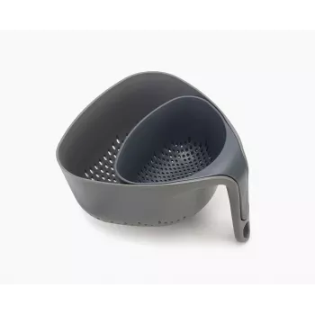 Sada cedníků Joseph Joseph Nest Colander šedá, 2 ks