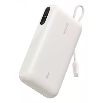 Belkin BoostCharge 20k PD45W Display power banka 20000mAh s USB-C kabelem - Sand