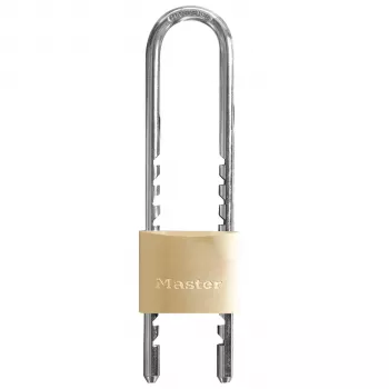 Nastavitelný visací zámek Master Lock 1950EURDCC 50 mm masivní mosazné tělo na klíč