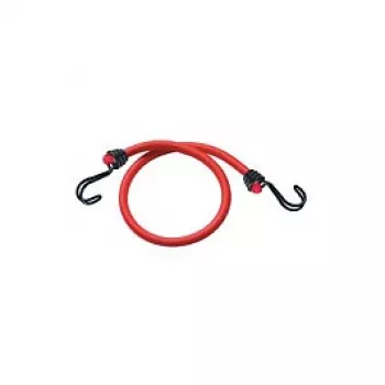 Popruh na zavazadla Bungee Twin Wire Hook Master Lock 3020EURDAT - 0,6 m - 40 kg - červený - 2 kusy