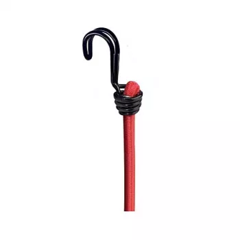 Popruh na zavazadla Bungee Twin Wire Hook Master Lock 3020EURDAT - 0,6 m - 40 kg - červený - 2 kusy