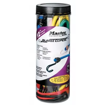 Master Lock Bungee Cord 3107EURDAT - 60 cm, černé, gumové napínací lano