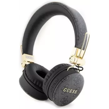GUESS GUBH704GEMK Over-Ear Bluetooth sluchátka, černá, 4G Metal Logo