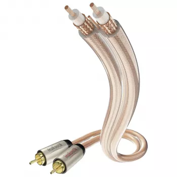 IN-AKUSTIK Star Audio RCA samec na RCA samec audio kabel 1,5m černý