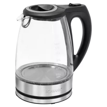 Rychlovarná konvice Bomann WKS 6032 G CB, 1,7 l, transparentní, 2200 W