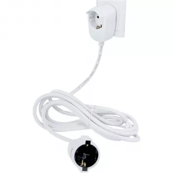 REV prodlužovací kabel Schuko 3 m bílý přepěťová ochrana Powersplit