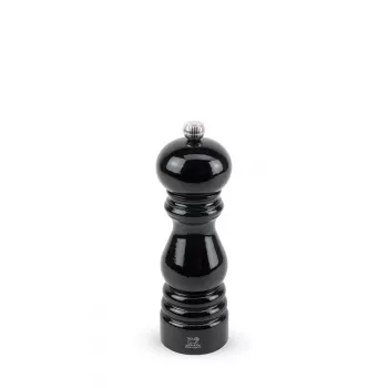 Solnička Peugeot Paris 18 cm bukové dřevo černě lakované
