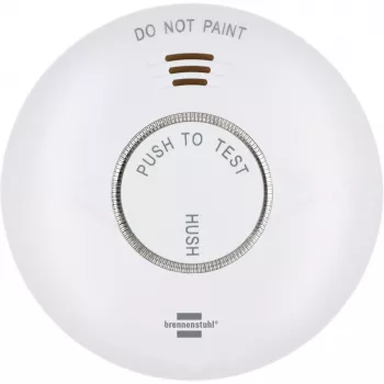 Brennenstuhl Connect WiFi RM A 3020 chytrý detektor kouře s ovládáním přes aplikaci, na baterie, 120 mm x 36 mm, bílá