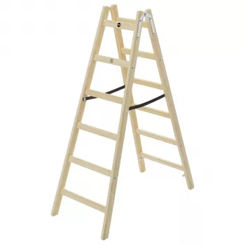 Dvoustranný dřevěný schůdek Hailo H40 StandardLine 2x6