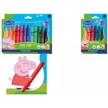 Fixy STAEDTLER Noris Junior Peppa Pig, 12 ks