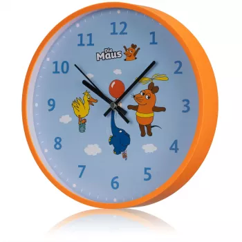 DieMaus nástěnné hodiny pro děti myš, slon & kachna