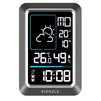 KIENZLE DCF řízená rádiovým signálem meteostanice Compact