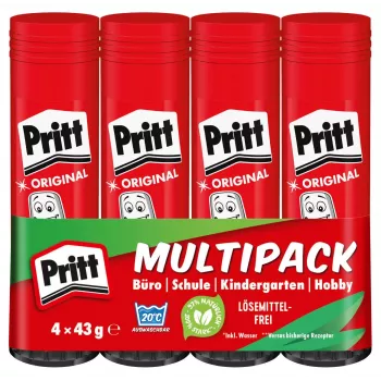 Lepicí tyčinky Pritt, multipack 4 x 43 g, 9H, PK8MP