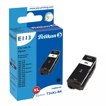 Kompatibilní inkoustová kazeta Pelikan E113 černá High Yield (XL) pro Epson Expression Premium XP Series