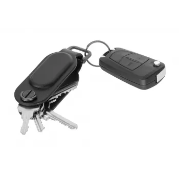 Organizér na klíče TROIKA TRACK & FIND KEY ORGANIZER (KR26-30/BK) - chytrý organizér na klíče s Bluetooth vyhledávačem, černý