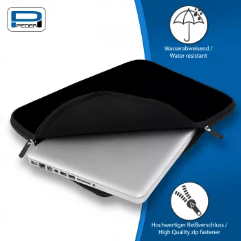PEDEA Pouzdro na notebook 14,1 inch (35,8 cm), černé
