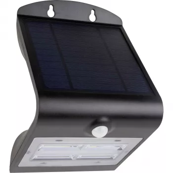 Solární LED motýl REV s detektorem pohybu 3,2 W černý