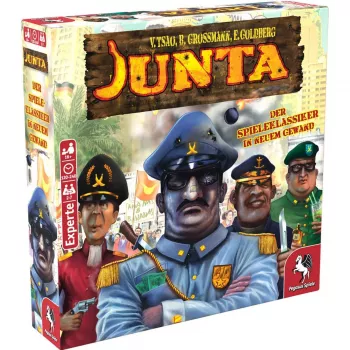 Pegasus Spiele Junta desková hra - strategie, bluffing, vyjednávání - od 16 let - 4-7 hráčů - 120-240 min