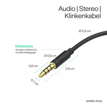 ShiverPeaks audio kabel jack mini jack