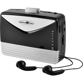 REFLEXION WMR01BK DAB+ & FM rádio s Bluetooth, USB, AUX, výstupem na sluchátka, LCD displejem, duálním budíkem, černé