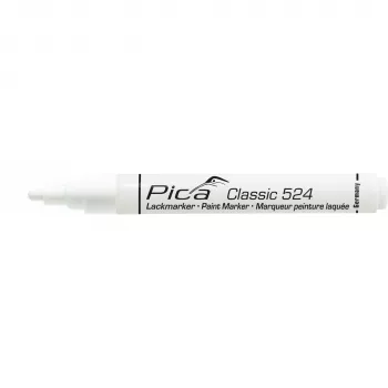 Pica Classic průmyslový lakový popisovač, 2-4 mm kulatý hrot, bílý