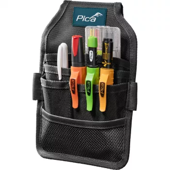 PICA-MARKER Pica Master Belt – systém pouzdra na značkovač pro těžké podmínky, černá/červená