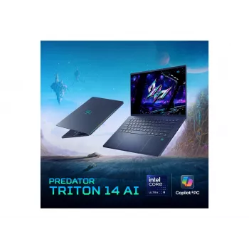 Acer Predator Triton 14 AI PT14-52T-987D Copilot+ PC 14,5 inch WQ2.8K OLED Touch 120Hz notebook, Intel Core Ultra 9 288V, 32 GB RAM, Windows 11 Home